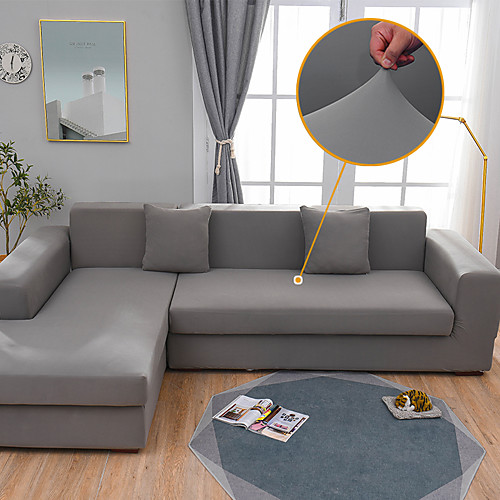 

Sofa Cover Couch Cover Furniture Protector Pure Color Soft Stretch Sofa Slipcover Super Strechable Cover Fit for Armchair/Loveseat/Three Seater/Four Seater/L shaped sofa