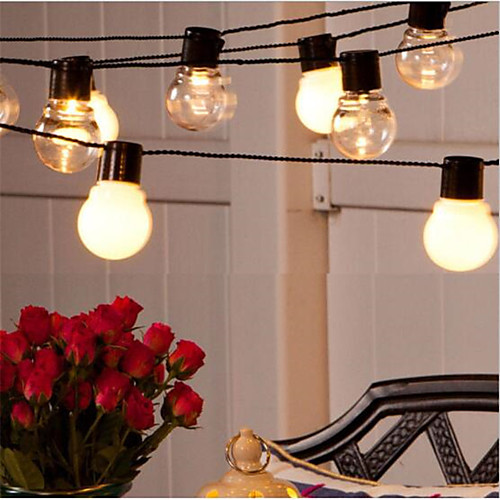 

3M 10Leds Festoon Led Globe Led Flexible String Light Fairy Bulb Christmas Fairy String Light Garland Garden Patio Yard Decoration Holiday Outdoor Lighting EU US Plug AC110V 120V 220V 230V 240V