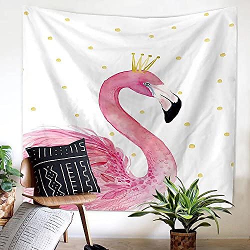 

Wall Tapestry Art Decor Blanket Curtain Picnic Tablecloth Hanging Home Bedroom Living Room Dorm Decoration Polyester Flamingo Views