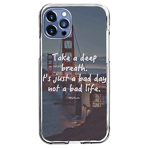 

Word / Phrase Phone Case For Apple iPhone 12 iPhone 11 iPhone 12 Pro Max Unique Design Protective Case and Screen Protector Shockproof Back Cover TPU