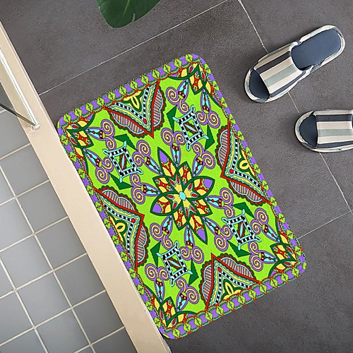 

Middle Eastern Arabian Wind Pattern Carpet Door Mat Bedroom Living Room Carpet Study Room Carpet Kitchen Bathroom Anti-slip Mat