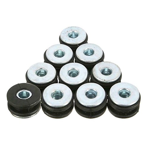 

10pcs Motorcycle Rubber Grommets Bolt For Honda Yamaha Suzuki Kawasaki Fairings
