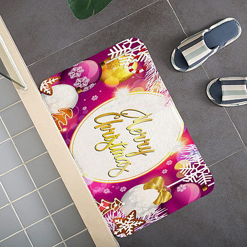 

Christmas Santa Claus Holiday Party Christmas Tree Elk Snowflake Candle Gift Firepla Pattern Rug Door Mat Hallway Carpets Area Rugs for Bedroom Living Room Carpet Kitchen Bathroom Anti-Slip Floor Mats