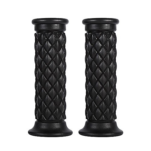 

motorcycle handle grips, handlebar cover 7/8 22mm universal rubber handlebar hand grips bar end(black)