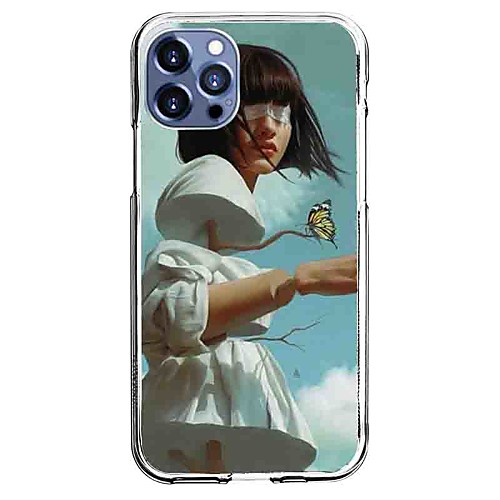 

Portrait Phone Case For Apple iPhone 12 iPhone 11 iPhone 12 Pro Max Unique Design Protective Case and Screen Protector Shockproof Back Cover TPU