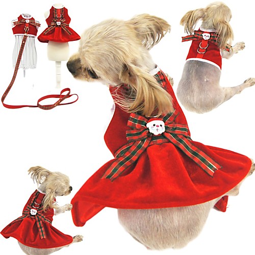 Dog Cat Harness Training Leash Christmas Dog Collar Adjustable Flexible Outdoor Walking Santa Claus Christmas Tree Cotton Golden Retriever Corgi Bulldog Bichon Frise Schnauzer Poodle Red Rose 2pcs
Dog Cat Harness Training Leash Christmas Dog Collar Adjustable Flexible Outdoor Walking Santa Claus Christmas Tree Cotton Golden Retriever Corgi Bulldog Bichon Frise Schnauzer Poodle Red Rose 2pcs