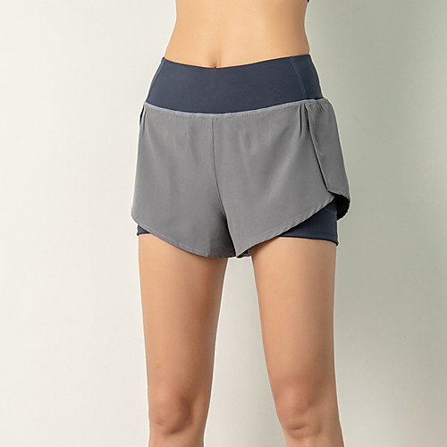 

Women's Sporty Comfort Gym Yoga Shorts Pants Solid Colored Short Black Blue Blushing Pink
