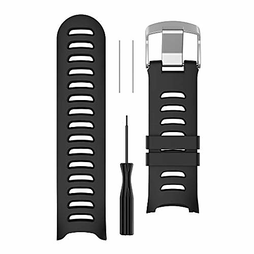 

silicone replacement wrist strap watch band for garmin forerunner 610 watch with tools