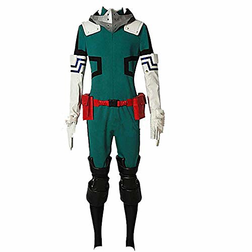 

my hero academia boku no hero akademia izuku midoriya cosplay costume version 2 deku costume (male xl)