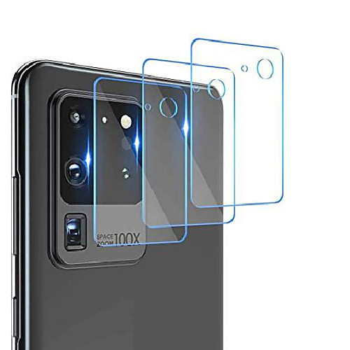 

3-Pack Compatible For Samsung Galaxy S21 Ultra 5g Camera Lens Protector,Flexible Glass HD Anti-Scratch Bubble-Free Samsung Galaxy S21 5G S20 Plus S20 Ultra