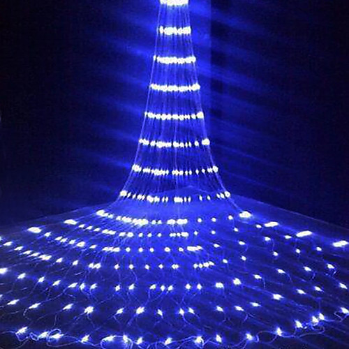 

1X 3X3M IP65 Waterfall Curtain Led Fairy String Light Garland Water Flow Meteor Shower Rain Lights For Window Icicle Colorful Decor Lighting AC110V 120V 220V 230V 240V EU US Plug