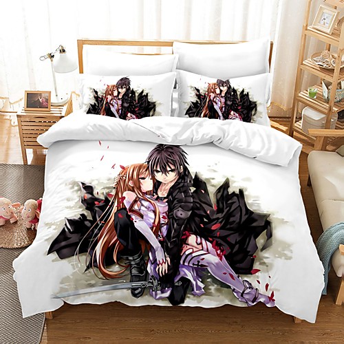 

Home Textiles 3D Bedding Set Duvet Cover with Pillowcase 2/3pcs Bedroom Duvet Cover Sets Bedding