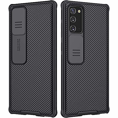 

samsung note 20 5g case, [camshield pro] camshield pro series case with slide camera cove,[hard pc and tpu] galaxy note 20 5g(6.7'') - black (samsung note 20)