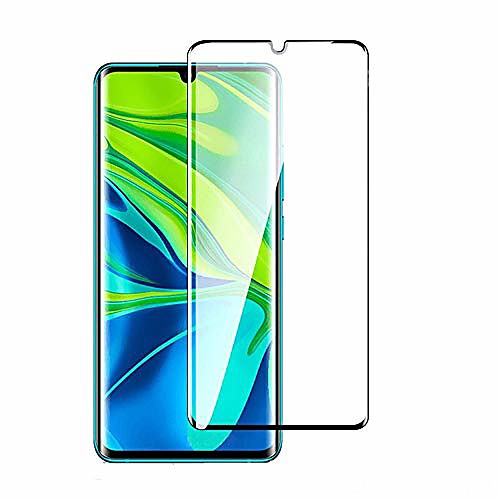 

for xiaomi mi note 10 lite screen protector,[9h hardness,full coverage,no bubbles and fingerprint],scratch-resistant tempered glass film for xiaomi mi note 10 lite-black(4 pack)