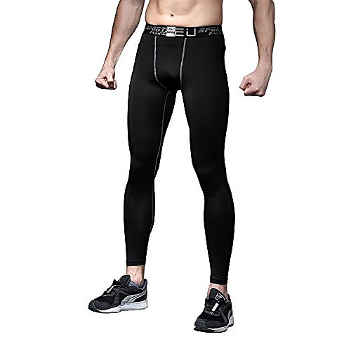 

witkey mens compression pants leggings cool dry active tights baselayer