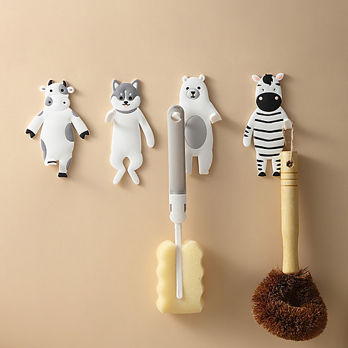 

Hooks Cartoon / Multifunction / Reusable Modern Contemporary PVC(PolyVinyl Chloride) / Metal 1 PC Bath Organization