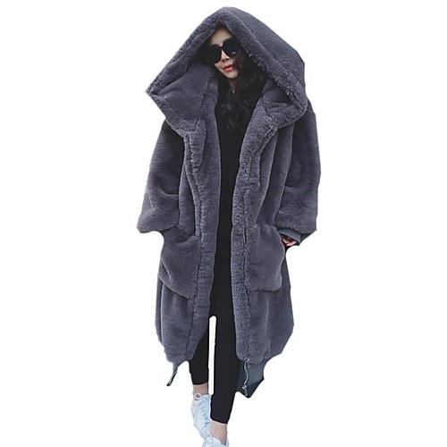 

Long Sleeve Coats / Jackets Orlon Office / Career Women's Wrap With Zipper / Solid