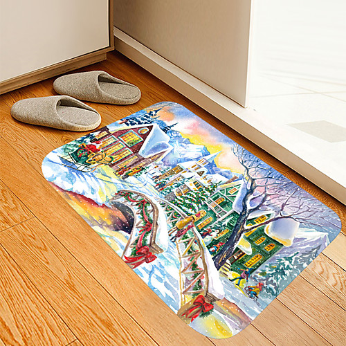 

Bathroom Bath Mats Novelty Absorbent Bathroom Rug Nonwoven New Design