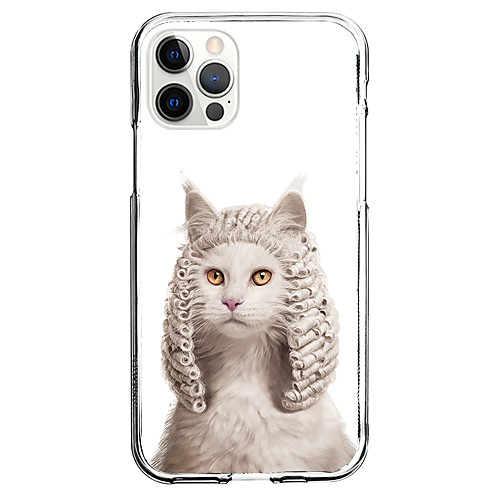 

Cat Animal Phone Case For Apple iPhone 12 iPhone 11 iPhone 12 Pro Max Unique Design Protective Case and Screen Protector Shockproof Back Cover TPU