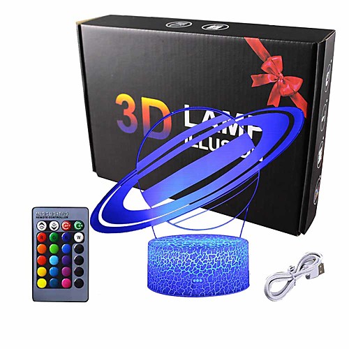 

Solar System 3D Optical Illusion Lamp Universe Space Galaxy Night Light for Kids Boys and Girls as on Birthdays or Holidays (Solar System)