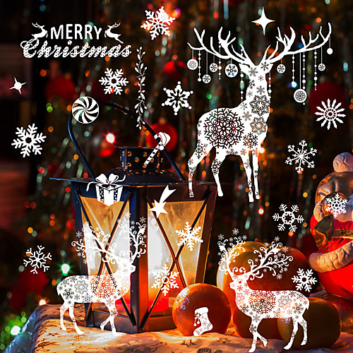 

Christmas Stars Wall Stickers Luminous Wall Stickers Decorative Wall Stickers, PVC Home Decoration Wall Decal Wall Decoration 5337.2cm