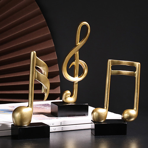 

Gold Note Ornaments Home Living Room TV Cabinet Porch Decoration Kit