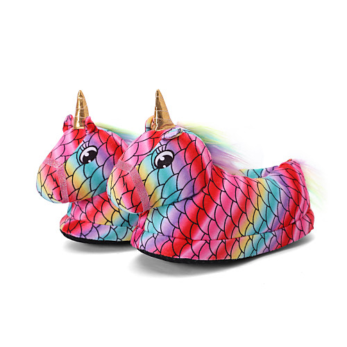 

Adults' Kigurumi Pajamas Slippers Unicorn Flying Horse Onesie Pajamas Cotton Red Cosplay For Men and Women Animal Sleepwear Cartoon Festival / Holiday Costumes / Shoes