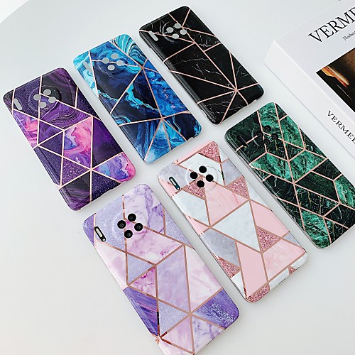 

Phone Case For Huawei Back Cover HUAWEI P40 HUAWEI P40 Pro HUAWEI P40 Pro Huawei P30 Huawei P30 Pro nova 7 SE Nova 7 5G Mate 30 Mate 30 Pro Huawei Nova 6SE Shockproof Lines / Waves TPU