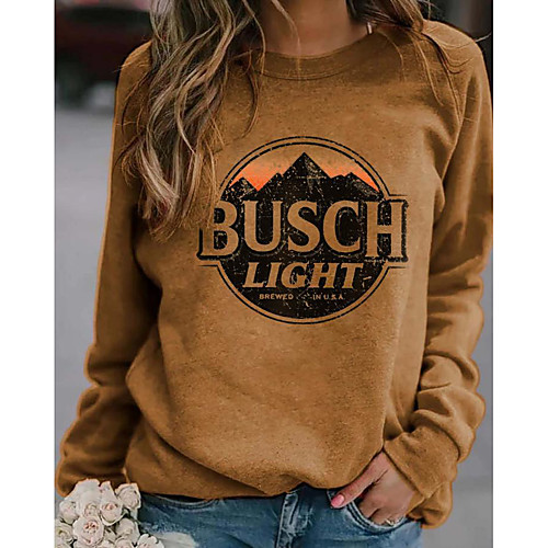 

Women's Pullover Sweatshirt Graphic Christmas Daily Casual Christmas Hoodies Sweatshirts Loose Blue Khaki Green