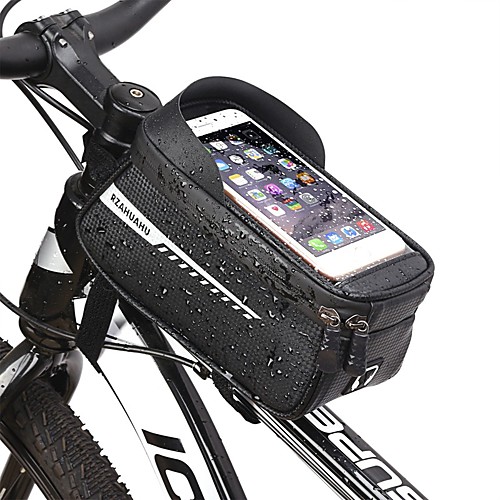 

Bike Frame Bag Top Tube 6.5 inch Cycling for Similar Size Phones Black Mountain Bike / MTB Road Bike Cycling / Bike