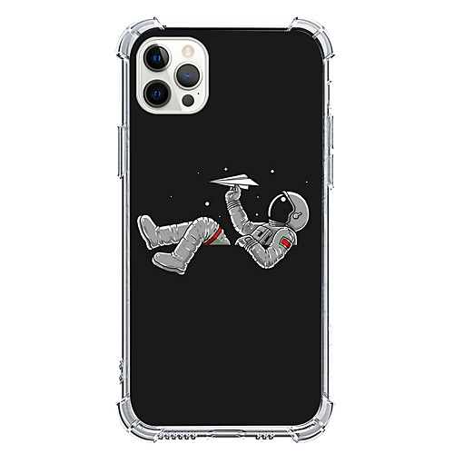 

Astronaut Phone Case For Apple iPhone 12 iPhone 11 iPhone 12 Pro Max Unique Design Protective Case and Screen Protector Shockproof Back Cover TPU