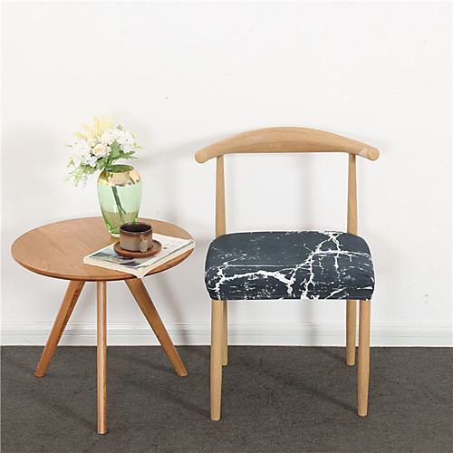 

1 Piece Dining Chair Seat Covers, Stretch Fitted Dining Room Upholstered Chair Seat Cushion Cover, Removable Washable Furniture Protector Slipcovers