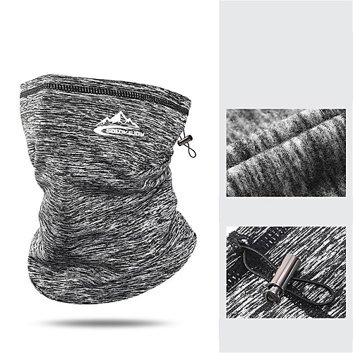 

Neck Gaiter Neck Tube Balaclava Bandana Mask Women's Men's Headwear Solid Colored Thermal Warm Adjustable Breathable for Running Jogging Training Winter Dark Grey Black Burgundy
