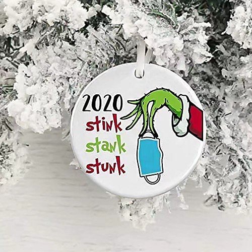 

2020 Christmas Ornament Stink Stank Stunk Christmas Ornaments