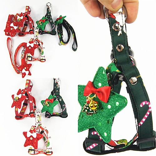 Dog Cat Harness Training Leash Christmas Dog Collar Adjustable Flexible Outdoor Walking Santa Claus Christmas Tree PU Leather Golden Retriever Corgi Bulldog Bichon Frise Schnauzer Poodle White Red
Dog Cat Harness Training Leash Christmas Dog Collar Adjustable Flexible Outdoor Walking Santa Claus Christmas Tree PU Leather Golden Retriever Corgi Bulldog Bichon Frise Schnauzer Poodle White Red