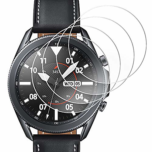

[4 pack] compatible samsung galaxy watch 3 41mm Smartwatch Screen Protector film, waterproof tempered glass Smartwatch Screen Protector film for galaxy watch 3 41mm