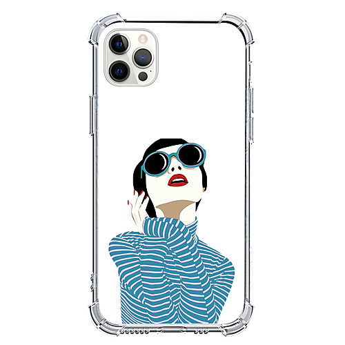 

Characters Fashion Phone Case For Apple iPhone 12 iPhone 11 iPhone 12 Pro Max Unique Design Protective Case and Screen Protector Shockproof Back Cover TPU