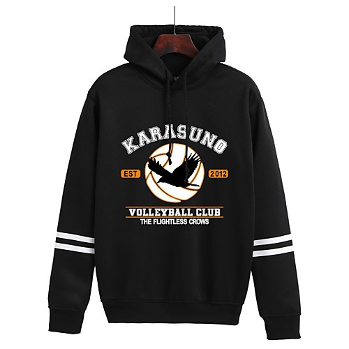 

Inspired by Haikyuu Karasuno High Cosplay Costume Hoodie Polyester / Cotton Blend Graphic Printing Harajuku Graphic Hoodie For Women's / Men's