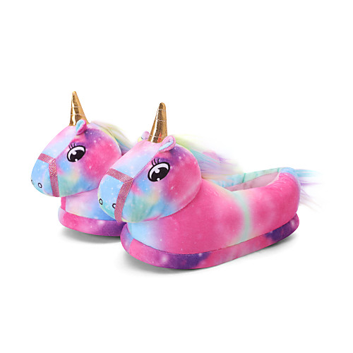 

Adults' Kigurumi Pajamas Slippers Unicorn Flying Horse Onesie Pajamas Cotton Purple Cosplay For Men and Women Animal Sleepwear Cartoon Festival / Holiday Costumes / Shoes