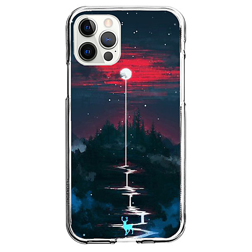 

Scenery Phone Case For Apple iPhone 12 iPhone 11 iPhone 12 Pro Max Unique Design Protective Case and Screen Protector Shockproof Back Cover TPU