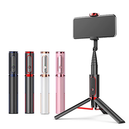 

SEAJIC Outdoor Mount Wireless Bluetooth Selfie Stick Tripod Mini Portable Tripod Selfie Stick for iPhone 12 11Pro Max X Xiaomi Samsung S21 S20 Huawei Oneplus Xiaomi Wireless Bluetooth Selfie
