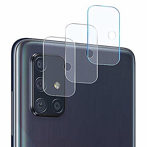 

compatible galaxy a71 camera lens protector, [3 pack]ultra thin transparent clear camera tempered high definition camera lens protector for samsung galaxy a71,clear