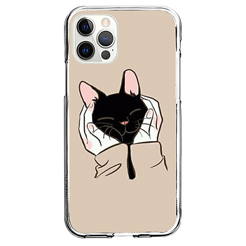 

Cat Animal Phone Case For Apple iPhone 12 iPhone 11 iPhone 12 Pro Max Unique Design Protective Case and Screen Protector Shockproof Back Cover TPU