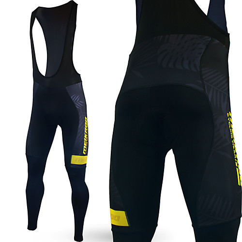 

Men's Cycling Bib Tights Winter Bike Bib Tights Padded Shorts / Chamois Pants Breathable Quick Dry Sports Patchwork Black Mountain Bike MTB Road Bike Cycling Clothing Apparel Bike Wear / Stretchy