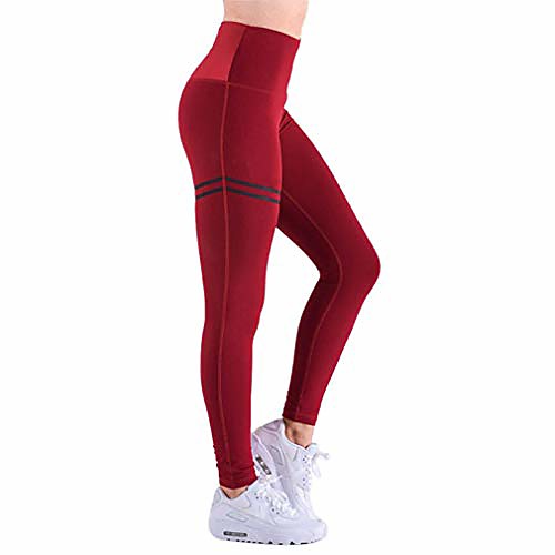 

2019 new anti-cellulite compression slim leggings (red, l)