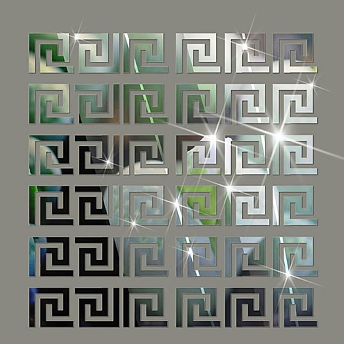 

10pcs 1010cm 3D Spiral Floor Skirting Board Mirror Stickers Home Decor Acrylic Wall Decals Ceiling Line Mirror Wall Sticker Decorative