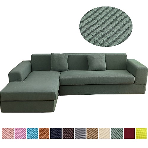 

Stretch Slipcovers Pure Color Dustproof Sofa Cover Super Soft Fabric Couch Cover Fit for Armchair/Loveseat/Three Seater/Four Seater/Sectional sofa