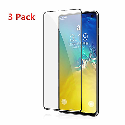 

3 Pack Tempered-glass Film For Samsung Galaxy S21Ultra S20fe S21 S21 PLUS S20 S10 lite Military Protective Case Friendly Anti-Fingerprint Anti-Scratch no-Bubble Easy Installation For S20plus S10e