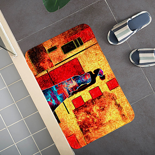 

Middle Eastern Arabian Wind Pattern Carpet Door Mat Bedroom Living Room Carpet Study Room Carpet Kitchen Bathroom Anti-slip Mat