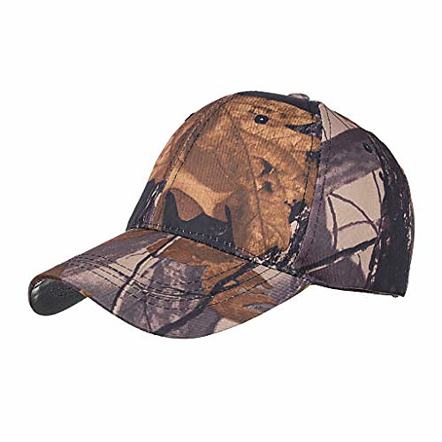

unisex sun hat cotton camouflage embroidered mountaineering tourism baseball caps adjustable(coffee)